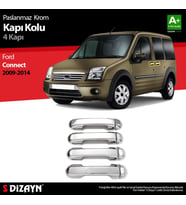 Ford Connect Uyumlu Krom Kolu 4 Kapı 2009-2014 (Karışık)