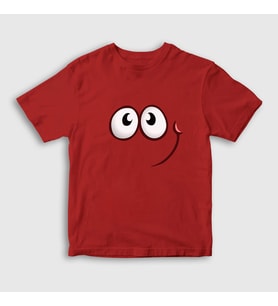 Presmono Unisex Çocuk Kırmızı Smile Oyun Red Ball T-Shirt 362479tt
