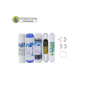 Purefer Açık kasa çift karbonlu Sertifikalı 5li mebransız B12 Alkalili
