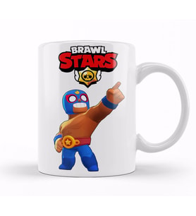 Brawl Stars El  Rudo Primo Kupa Bardak Porselen