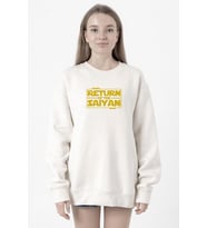 Dragon Ball Z Anime Namek Wars Beyaz Kadın 2ip Sweatshirt
