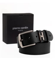 Pierre Cardin Deri Erkek Kemer (En 4 cm) PC2099 (Siyah)