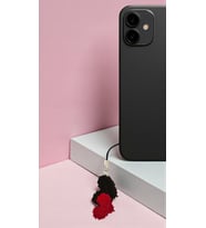 Miyuki Boncuk El Yapımı Kalp Telefon Çarmı - Charm 2