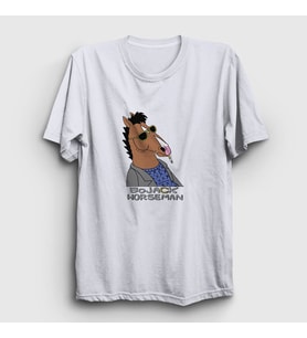 Presmono Unisex Beyaz BoJack Horseman T-Shirt 299704tt