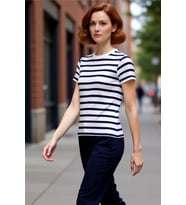 Viskon Ribana Bisiklet Yaka Fitted Bluz Günlük Kombinler İçin Rahat Kullanım Modern Stil