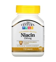Niacin, Prolonged Release, 250 mg, 110 Tablets