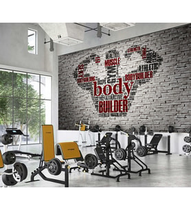 Spor Salonları için Duvar Kağıdı