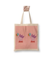 Peppa Pig Pink Beyaz Bez Çanta Uzun Saplı Alışveriş Çantası Plaj Çantası