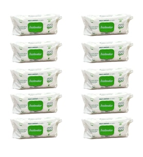 Freshmaker Karbonat ve Beyaz Sirke Katkılı Yüzey Temizlik Islak Havlusu - 100'lü 10 Paket