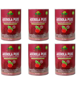 6 Aserola Plus Acerola (Barbados Kirazı) Ekstresi Içeren Karışık Bitki Tozu 150 Gr.