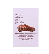 Girlboss cards kilimli araba card