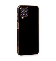 Galaxy A22 Kılıf Volet - Siyah