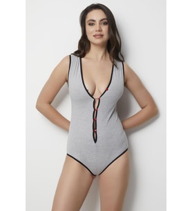 DoReMi Şortlu Tulum Pijama (Gri)