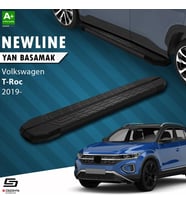 S-Dizayn VW T-Roc NewLine Siyah Yan Basamak 173 Cm 2019 Üzeri A+ Kalite