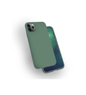 Apple iPhone 11 Pro Uyumlu Kılıf Zore Silk Silikon (Koyu Yeşil)