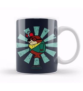 Morocco Mole Retro Japanese Secret Squirrel Kupa Bardak Porselen