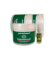 Proctohemo Hemoroid Kremi 100 ml 3 Adet Basur Giderici + 30 ml Çörek Otu Ağrı Dindirici Yağ