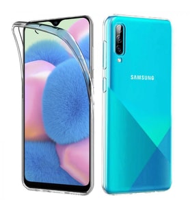 Samsung Galaxy A30S Çift Taraflı Silikon Kılıf Şeffaf