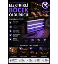Yazlık, Balkon ve Mutfak Kullanımına Uygun Böcek Tuzağı