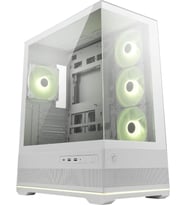 MSI MAG PANO 110R PZ White – Mid-Tower oyun bilgisayarı kasası – 400 mm uzunluğa kadar GPU'ları destekler, çıkarılabilir toz filtresi, USB 20 Gbit/s (Tip C), Back-Connect-ATX ve Micro-ATX