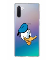 Samsung Galaxy Note 10 Kapak Donald Duck Tasarımlı Şeffaf Silikon Kılıf