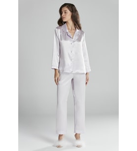 Saten Biyeli Pijama Takımı