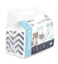 M-Pets Erkek Köpek Külodu S Beden 12’li Paket - Çiş Bandı & Çiş Külotu