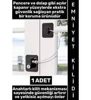 #Kilit Montaj Gerektirmeyen Kendinden Yapışkanlı Kapı Pencere Dolap Çocuk Bebek Odası Ev Ofis İş Yer