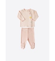 Organik New Dreams Line Planet 2'li Takım Pembe