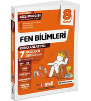 Gizli Yayınları 8. Sınıf Fen Bilimleri Konu Anlatımlı Müfredatın Gizli Dergisi Yeni