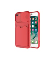 Apple iPhone SE 2020 Uyumlu Kılıf Zore Kartix Kapak (Lila)