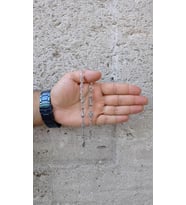 Rd Ekoavm 7*10 mm Zaza Tesbih Akrilik Yapım Beyaz (Sarı)