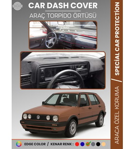VOLKSWAGEN GOLF 2 MK2 (1983-1992) Torpido Örtüsü Panel Halısı Torpido Koruma Tam Uyum UV Koruma