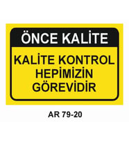 İŞ GÜVENLİĞİ UYARI LEVHASI 1 ADET PVC 21 X 29CM