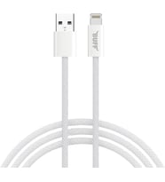 Buff, BL74 Örgülü 3A .2M Data ve Şarj Kablosu, Bükülmeye Dayanıklı, Hızlı Şarj, USB Lightning, Beyaz