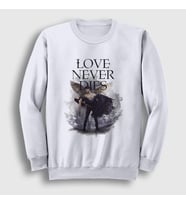 Presmono Unisex Beyaz Daniel Grigori Dizi Fallen Sweatshirt 484617tt