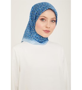 Sura İpek Eşarp  9134D (S ) (Bebe Mavisi)