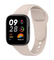 Lexroo Xiaomi Redmi Watch 3 KRD-81 Silikon Kordon - Krem