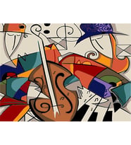 Picasso 2 Sayılarla Boyama Seti 40x50 cm (Tuvale Gerili)