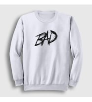 Presmono Unisex Beyaz Bad XXXTentacion Sweatshirt 47154tt (Beyaz)