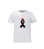 Deprem Baskılı T-Shirt (A.Beyaz)