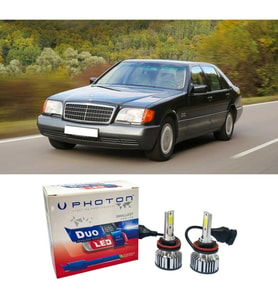 Mercedes S W140 Led Xenon Uzun Far Ampulü H1 Duo Yeni Seri Beyaz 1993-1998
