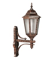 AVONNI BAP-68188-BKR Kahverengi Boyalı Dış Mekan Aydınlatma E27 ABS Polikarbon Cam 30x23cm