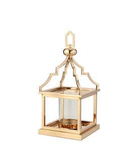 Vitale Eskitme Çatılı Küçük Fener 20*20*45 Cm AK.JD0119