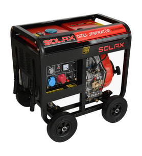 Solax SDJ8500ME3 7.1kVa 456cc 130kg Tekerli Marşlı Trifaze Dizel Jeneratör