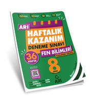 Arı Yayınları 8. Sınıf Fen Bilimleri Haftalık Kazanım Denemesi