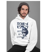 Cowboy Bebop Space Cowboy Baskılı Unisex Oversize Anime Karakter Hoodie