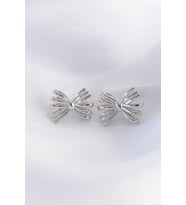 Pirinç Gümüş Renk Fiyonk Küpe TJ-BKP8931