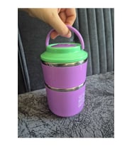 2 KATLI PASLANMAZ ÇELİK LUNCH BOX 660+400ML