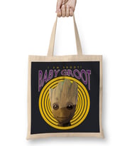 Guardians Of The Galaxy Baby Groot I Am Retro Groot Bez Çanta Uzun Saplı